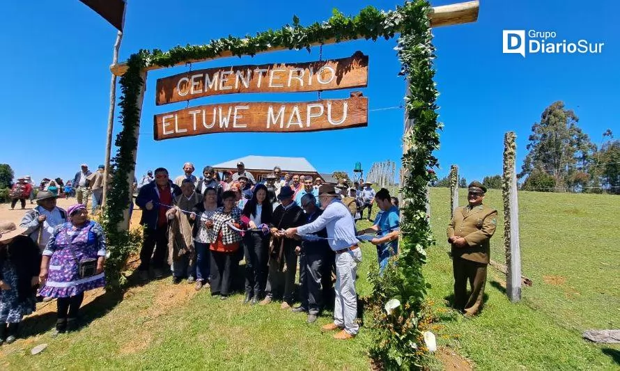 Comunidades mapuche de San Juan de la Costa inauguran nuevo cementerio