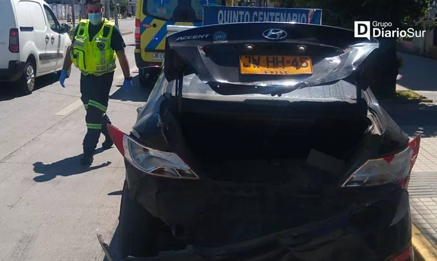 Vehículos protagonizaron un accidente en Osorno