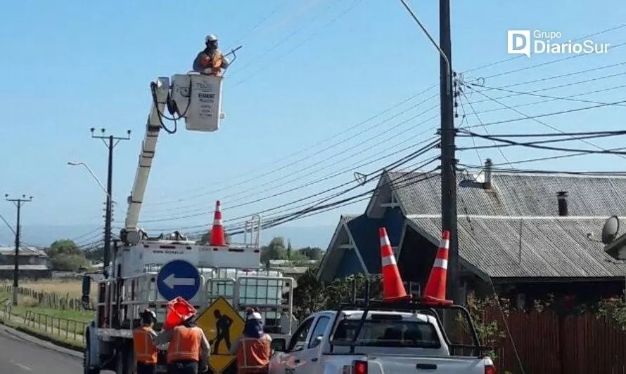 Sin electricidad se encuentran calles de Osorno