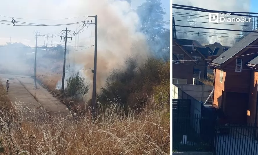 Vecinos de condominio de Osorno piden apoyo ante riesgo de incendio
