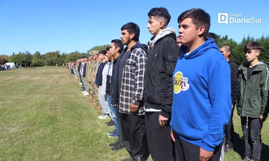 Nuevos reclutas comienzan instrucción militar en Osorno