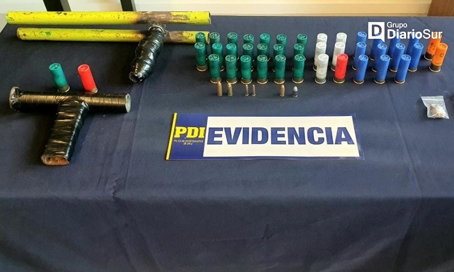 PDI detiene a banda criminal indagada por delitos violentos con armas en Osorno