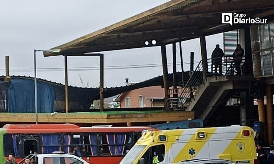 Funcionario municipal permanece internado tras caer desde 6 metros de altura en Osorno