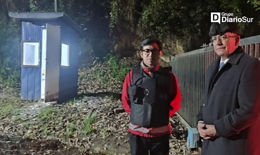 Instalan puesto de seguridad en la Villa Olímpica de Osorno