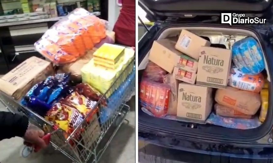Osornino se hace viral tras viaje a Bariloche: llenó su auto en supermercado
