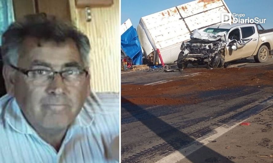 Conocido empresario falleció en accidente en ruta a la costa en Osorno