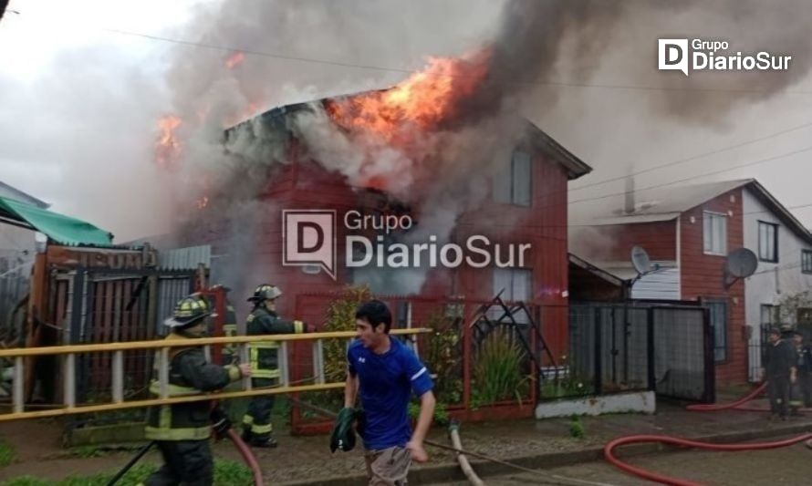 Identifican a víctima de incendio en Osorno: vecinos están consternados