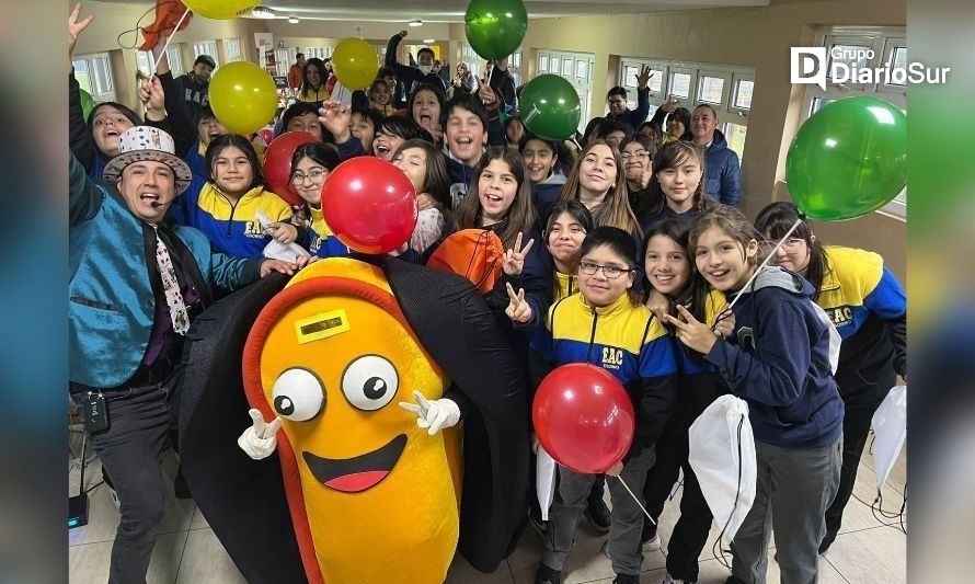 La fiesta del Chorito llegó hasta Osorno a motivar su consumo en escolares