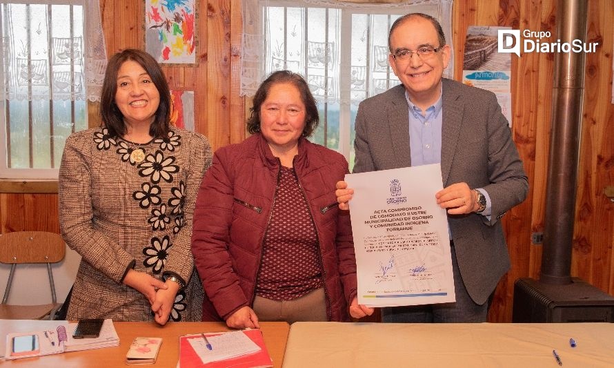Comunidad indígena de Forrahue entregará al municipio de Osorno terrenos para construir posta rural intercultural