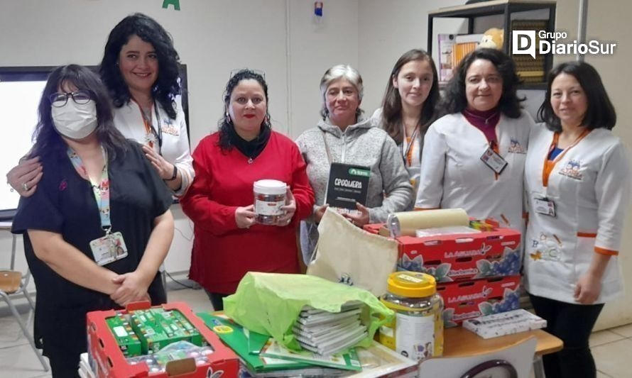 Frutos La Aguada donó útiles escolares a escuelita hospitalaria de Osorno