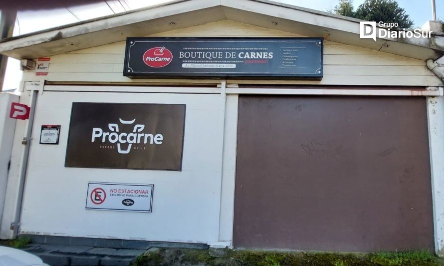 Ladrones robaron carne para el asado en Osorno