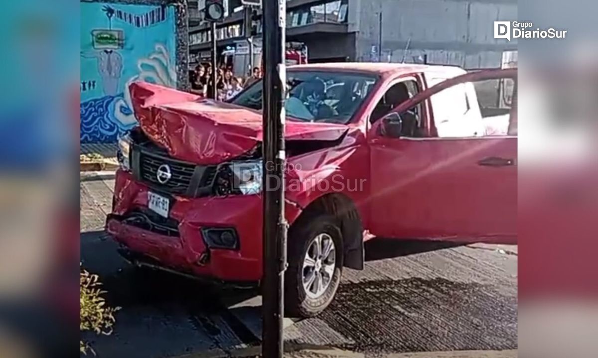 Accidente vehicular se registra en la ciudad de Osorno