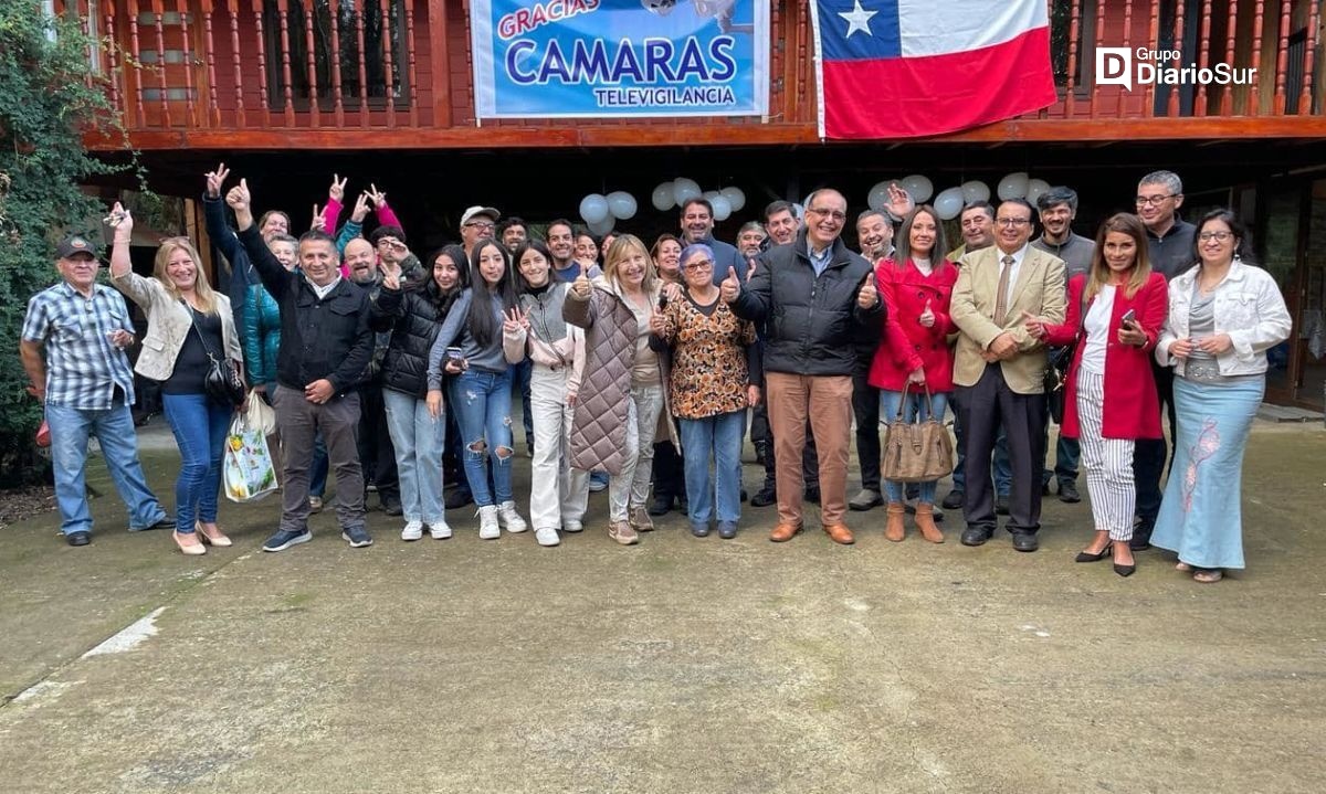 Municipio de Osorno participó en inauguración de cámaras de vigilancia en sector rural