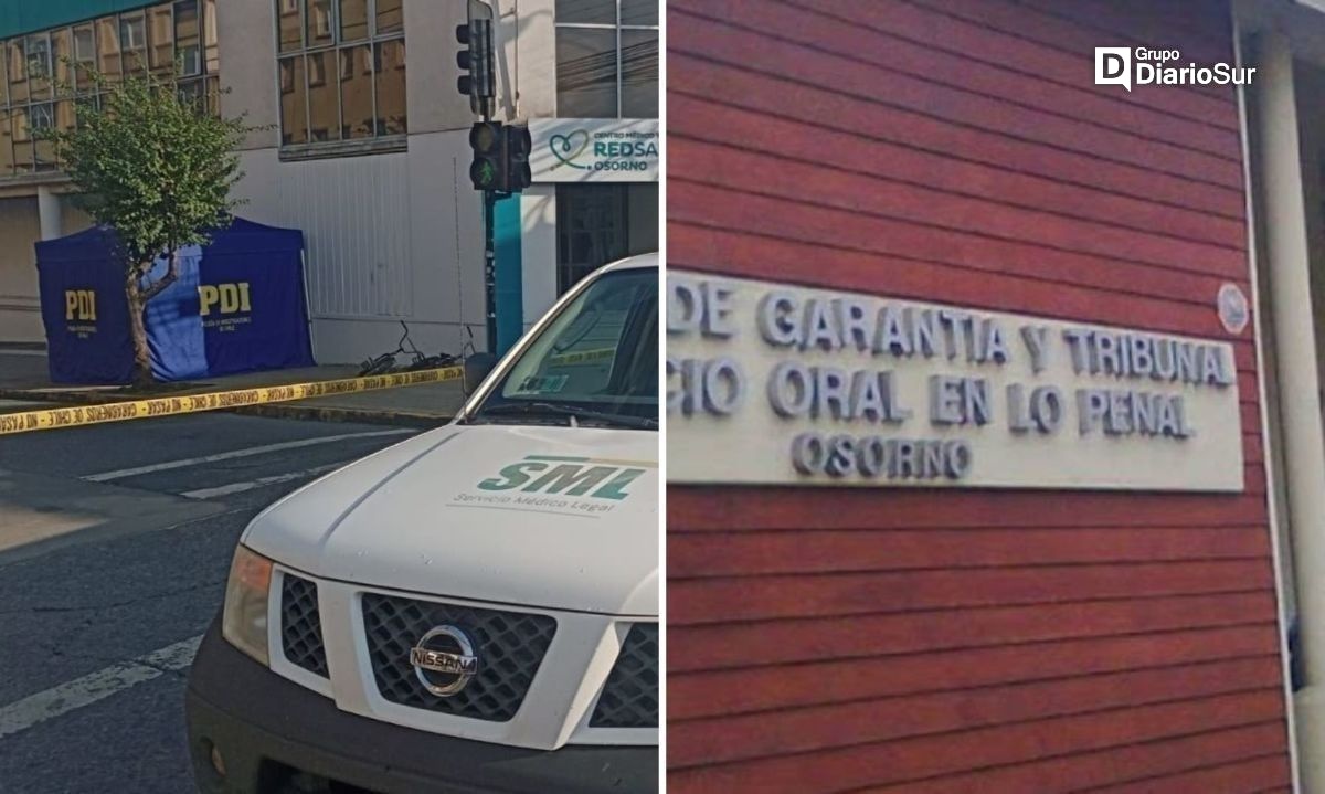 Formalizan a tres imputados por homicidio en el centro de Osorno